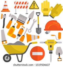 CONSTRUCTION MATERIAL SERIES VECTORAL DRAWING