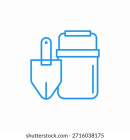 Material de construcción Herramientas Icono signo Vector