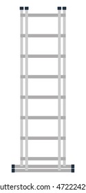 Construction Metal Step Ladder Vector illustration. Stepladder vector icon. 