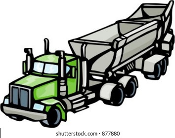 Construction and mining truck. Check my portfolio for many more images of this series.