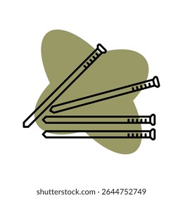 Construction Nails for Fastening Materials