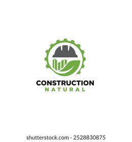 Construção Natural Moderna Logotipos Simples