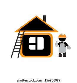 Construction near the house
