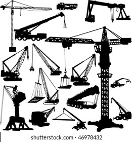  construction objects vector (crane)