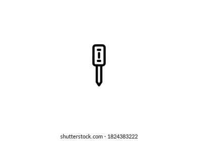 Icono de esquema de construcción - Destornillador