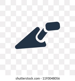 Construction Palette vector icon isolated on transparent background, Construction Palette transparency concept can be used web and mobile