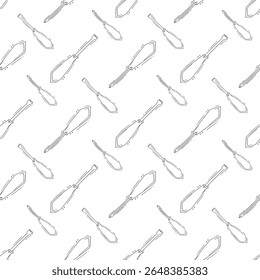 Bouwpatroon. Bouwgereedschap Naadloos patroon. Doodle Bouw Naadloos patroon. Bouwgereedschap Achtergrond