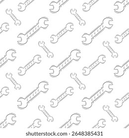 Bouwpatroon. Bouwgereedschap Naadloos patroon. Doodle Bouw Naadloos patroon. Bouwgereedschap Achtergrond