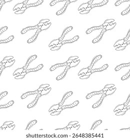 Bouwpatroon. Bouwgereedschap Naadloos patroon. Doodle Bouw Naadloos patroon. Bouwgereedschap Achtergrond