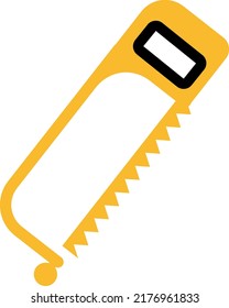 Construction pipe wrench, illustration, vector on a white background.