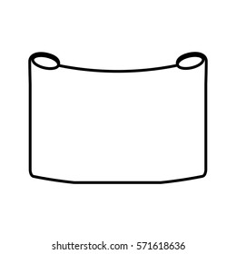 Construction plan paper isolated icon vector illustration design