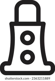 Construction Plan Scaffolding Outline Icon