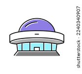 construction planetarium color icon vector. construction planetarium sign. isolated symbol illustration