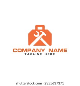 construction plastering logo with brick and trowel design
