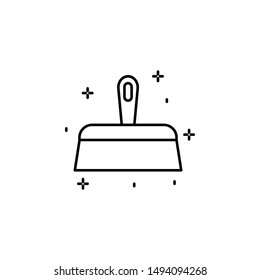 Construction, plastering trowel icon. Element of construction icon