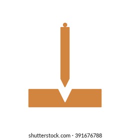 Construction plummet icon
