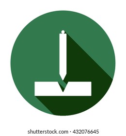 Construction plummet icon