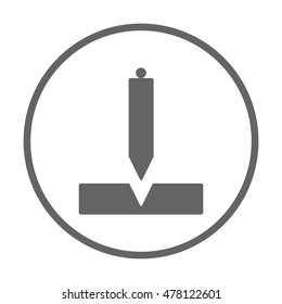 Construction plummet icon