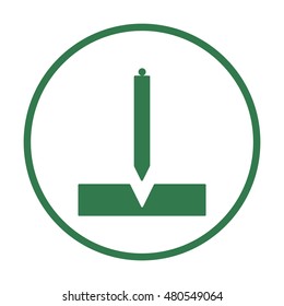 Construction plummet icon