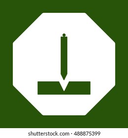 Construction plummet icon