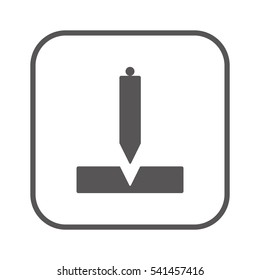 Construction plummet icon