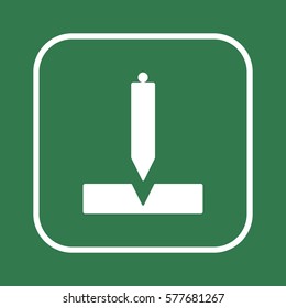 Construction plummet icon