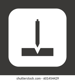 Construction plummet icon