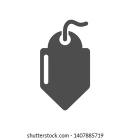 construction plummet vector icon isolated on white background. construction plummet flat icon for web, mobile and user interface design