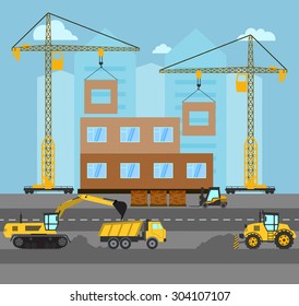 工事現場 ユンボ のイラスト素材 画像 ベクター画像 Shutterstock