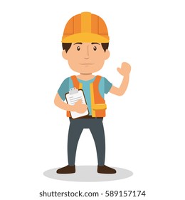 construction professional avatar character
