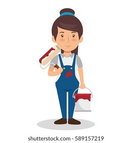 construction professional avatar character