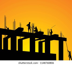 construction project workers