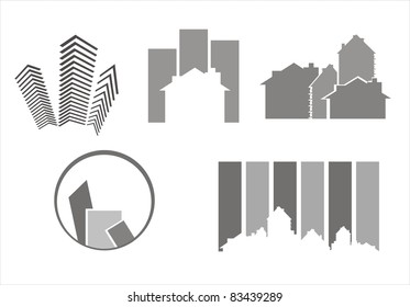 construction real estate icons