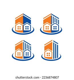 Vektorgrafik des Symbols Vektorgrafik für das Logo "Bau und Immobilien" 