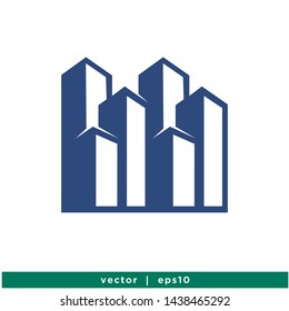 construction real estate logo template design element