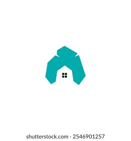 Construction real estate vector logo template design