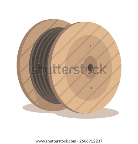 construction reel сoil wire tools work