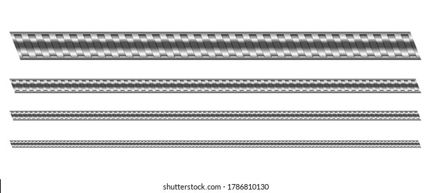 Construction reinforced steel vector design illustration isolated on white background