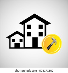 construction remodel screw icon graphic vector illustration eps 10