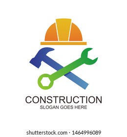 Construction and Repair Building Logo Design