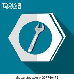 Construction repair tools graphic design, vector illustration eps10