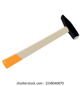 construction and repair tools , hammer , flat teeth