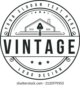 Vector de diseño de logotipo de estilo Premium Vintage para su marca clásica.