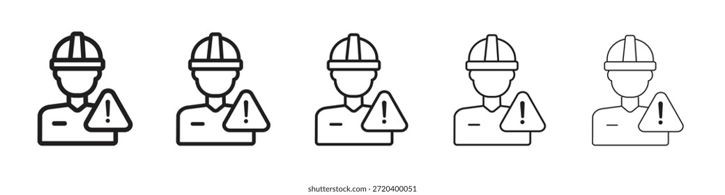 Konstruktionsrisiko Symbol Vektor Design Element Vektor eps 10