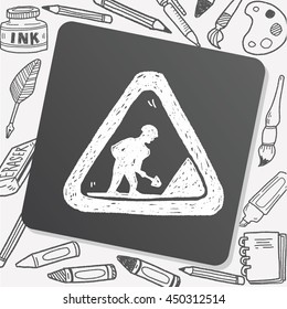 construction road  doodle