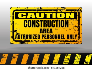 Construction Road Sign Stock Vector (Royalty Free) 691269268 | Shutterstock