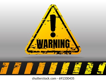 construction road sign.