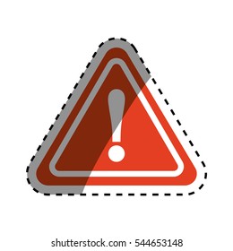 Construction road sign icon vector illustration graphic design