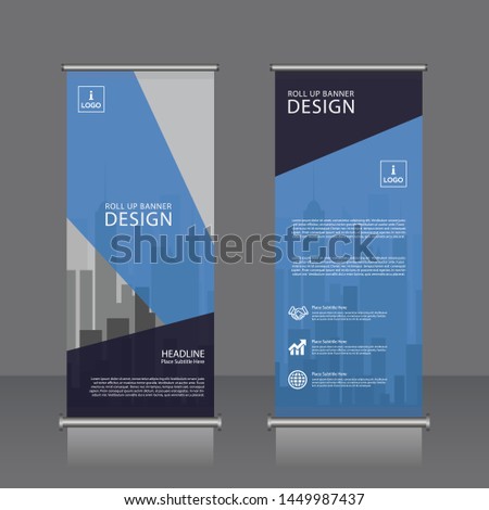 Construction roll up banner design templates brochure flyer banner design vertical template vector, publication, cover presentation abstract background,modern, stylish, simple elegant looking design
