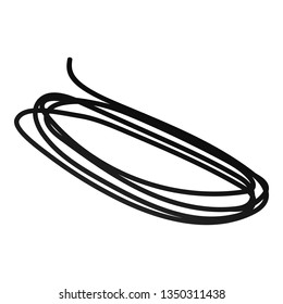 Construction rope icon. Isometric of construction rope vector icon for web design isolated on white background